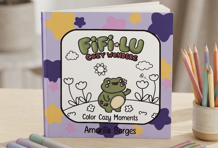 Fifi-Lu Cozy Wonders Coloring Book